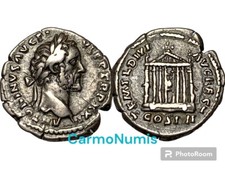 Antonino, denario, Roma, 158