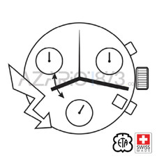 MOVIMENTO ETA 251474 CRONO, 10