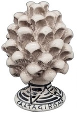 sicilia bedda Pigna Siciliana in Ceramica di Caltagirone Piede Decorato 100%