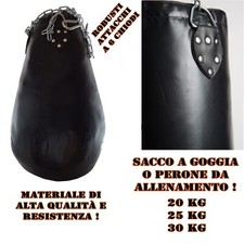 sacco boxe a goccia pera allenamento muay thai kick boxing mma cardio drop bag