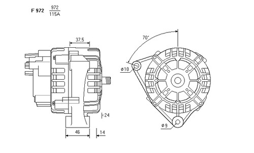 Alternatore mitsubishi colt - colt, vi