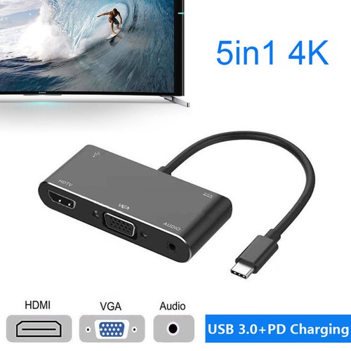 Adattatore type tv vga - 4k, a