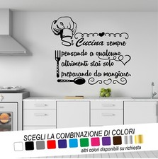Adesivo Murale Cucina SI