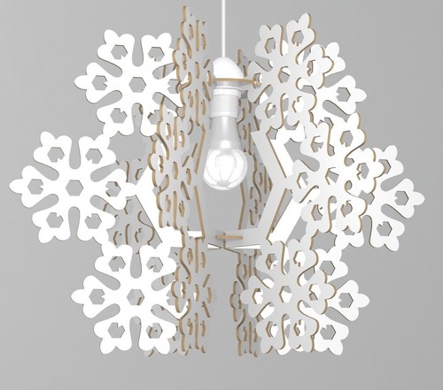 Lampadario fiocco neve per - di,