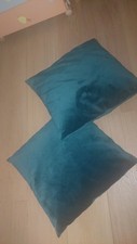Cuscini In Velluto Turchese 60x60 Salotto Nuovi