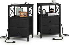 Elegante set comodino nero con - elegante,