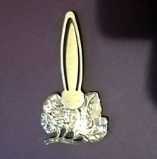 MINIATURA PORTA BANCONOTE o SEGNALIBRO  in ARGENTO c.FRUTTA h 7,5  L max cm 4USD