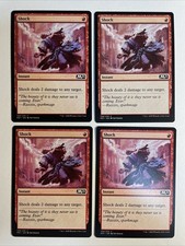4x Mtg Core Set 2021 M21 Shock