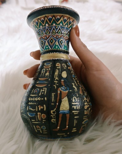 Vaso egiziano ceramica - in,