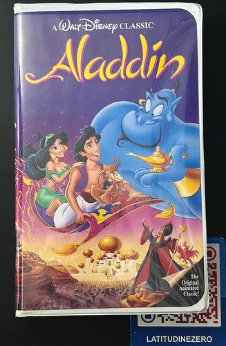 Aladdin vhs disney ntsc usa - vhs,
