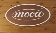 Insegna pubblicitaria bar Caffè Moca Roma torrefazione targa advertising