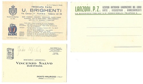 Biglietti pubblicitari anni - biglietti,