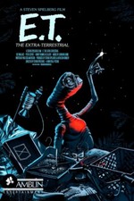 Poster Manifesto Locandina Cinema Film E.T. l'Extraterrestre Stampa 32x47 Cm.