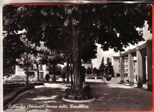 Cartolina collecchio n - collecchio, b/n