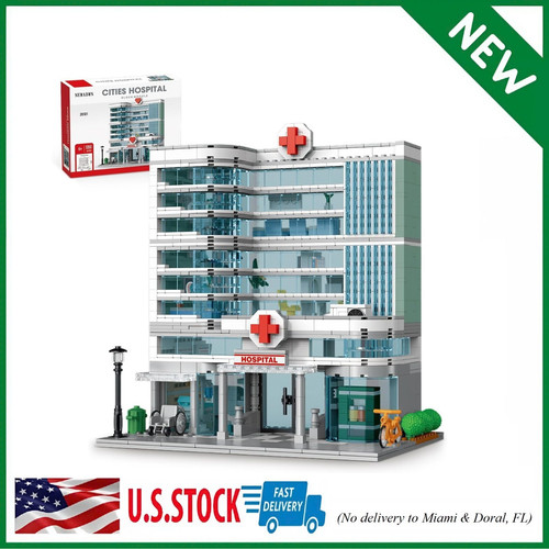City hospital set - hospital,