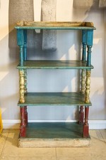 Libreria Antica Etagere in legno di teak laccato kkg63.2