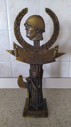 Fascio littorio bronzo - in,