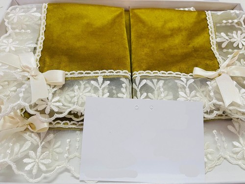 Tovaglia velluto con - in, pizzo