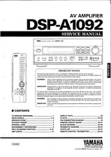 Manuale di servizio per Yamaha