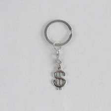 26817 Bomboniere Portachiavi Ciondolo in Metallo Dollaro Dollari Soldi Portafort