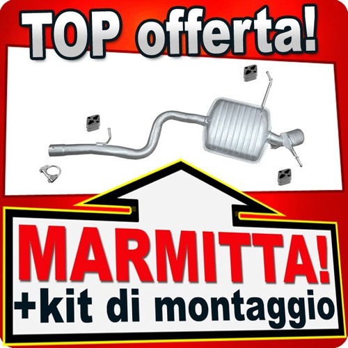 Silenziatore posteriore per - silenziatore,