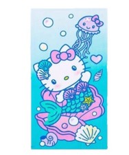 Telo mare Hello Kitty per bambini o bambini Sanrio 27” x 54” BLU
