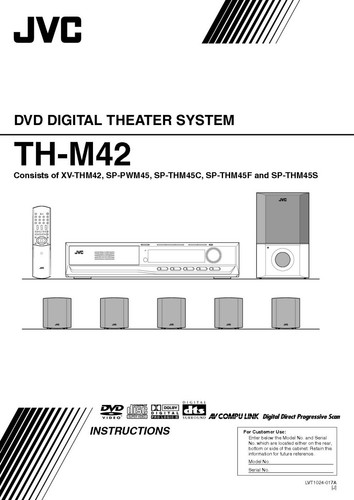 Jvc m42 thm42 - jvc, th-m42