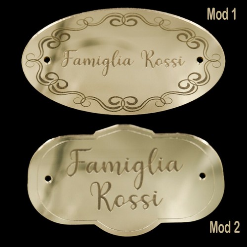 Targa fuoriporta cm - targa,