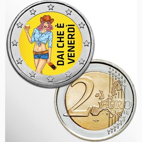 Euro colorato dai - euro, che