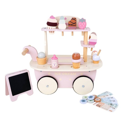 Carrello gelati finto - carrello,