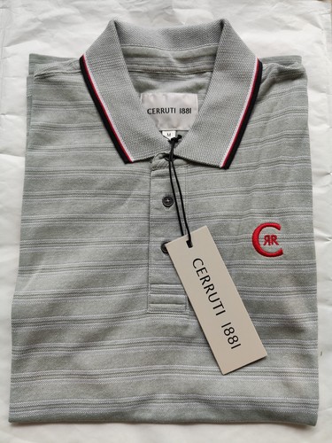 Polo uomo cerruti cotone verde - polo,