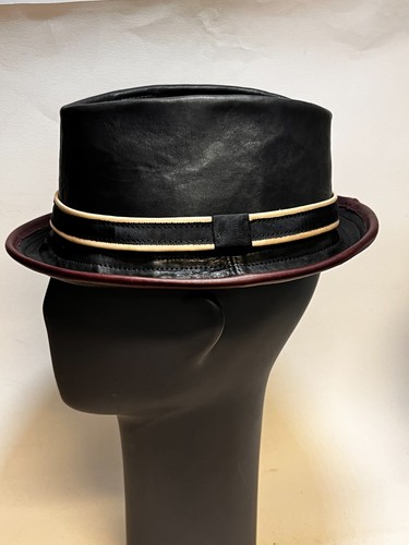 Cappello trilby pelle - trilby,