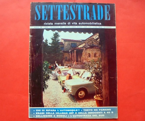 Automobilismo settestrade 1963 - automobilismo,