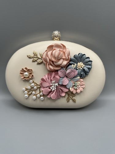 Borsa pochette catena metallo
