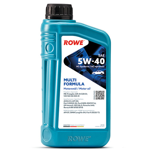 Olio motore 5w40 rowe - 1,