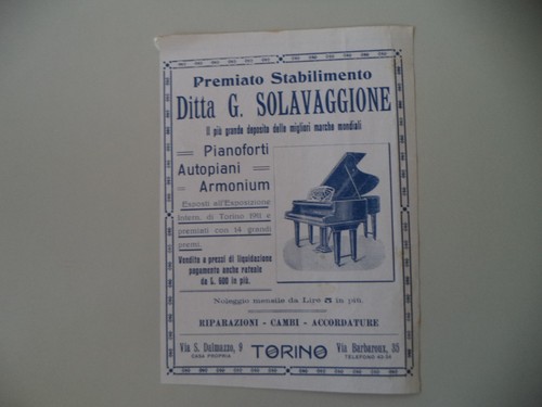Advertising pubblicità 1912 - pubblicità,