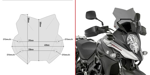 Givi cupolino fumè 42 - cupolino, x