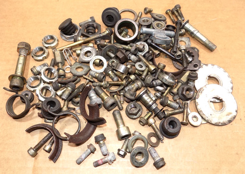 Lot bolts nuts spacers - of,