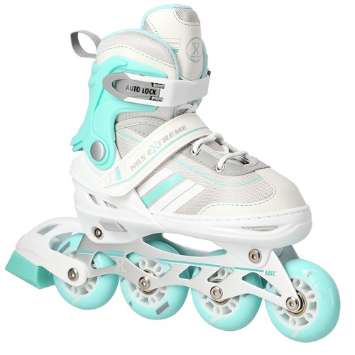 Pattini rotelle bianco blu - pattini, a