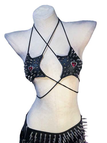 Reggiseno gotico top emo