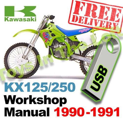 Kawasaki kx250 kx125 manuale - kawasaki,