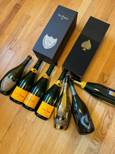 Lot empty champagne - empty,