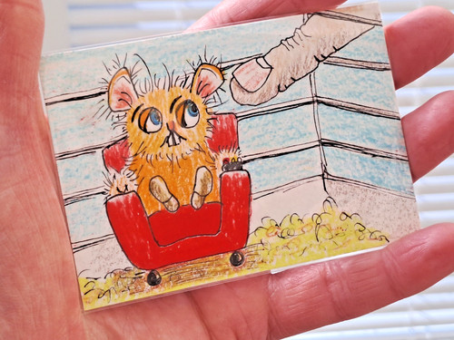 Hamster aceo originale - aceo, non