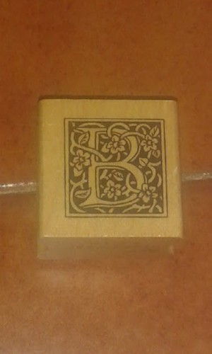 Timbro legno stamperia - in,