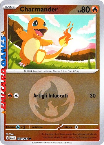 Charmander 020 217 reverse - charmander, 020/217