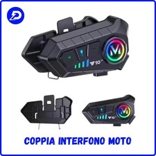 COPPIA INTERFONO CASCO MOTO