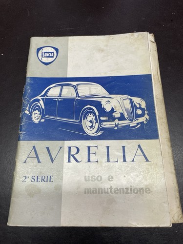 Lancia aurelia libretto - lancia, uso