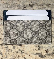 Portacarte Gucci Beige Tela GG