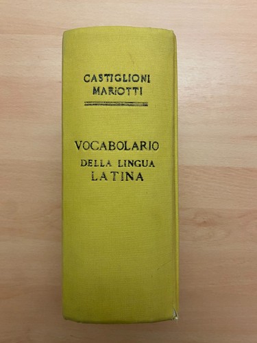 Vocabolario latino - vocabolario, il