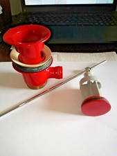 TEUCO PILETTA PER LAVABO/BIDET ROSSA  DA  1"1/4  RICAMBIO SPAREPARTS TAPS 